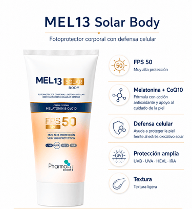 Pack MEL13 Solar Body SPF50 - MEL13